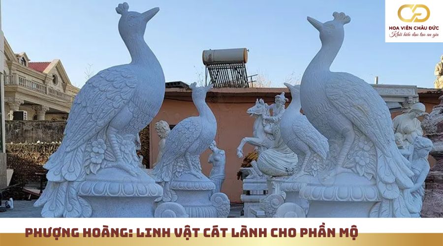 Phượng hoàng đá: Linh vật mang đến cát lành cho phần mộ